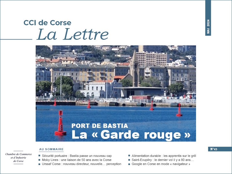 Sommaire du journal mensuel de la CCI de Corse N°43