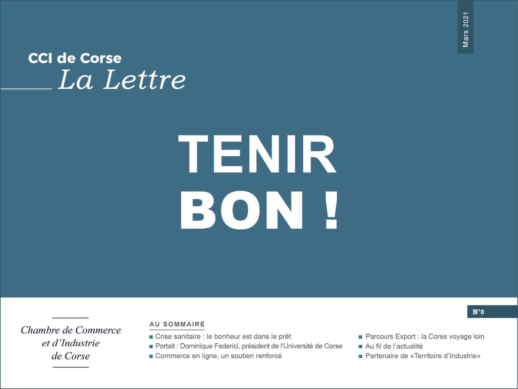 Couverture du magazine la lettre N°8