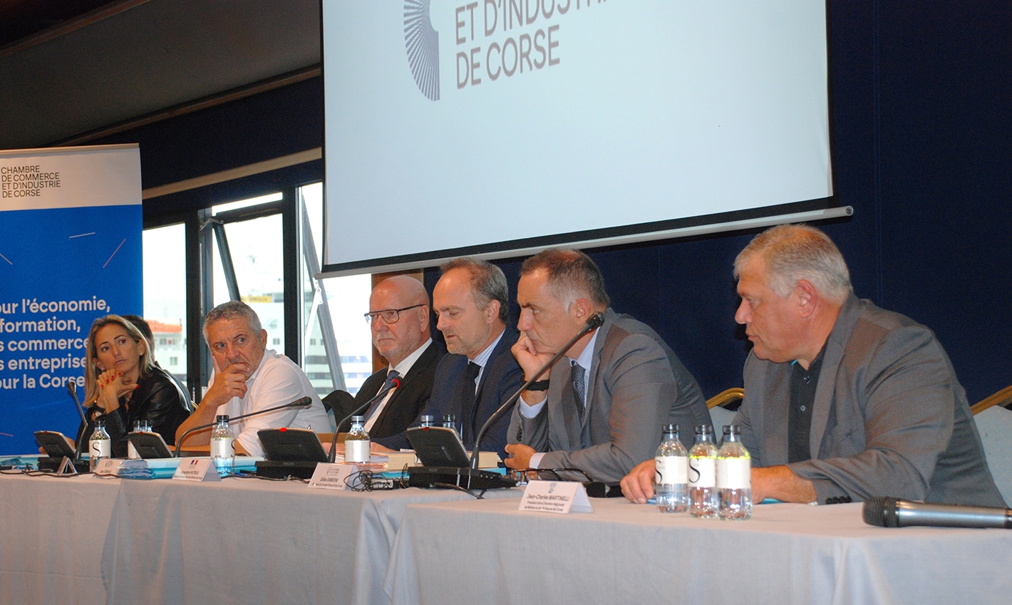 AGE du 3 octobre 2024 en présence de Jean-Charles Martinelli, Président de la Chambre des métiers et de l'artisanat, Gilles Simeoni, Président du Conseil Exécutif de la Collectivité de Corse,