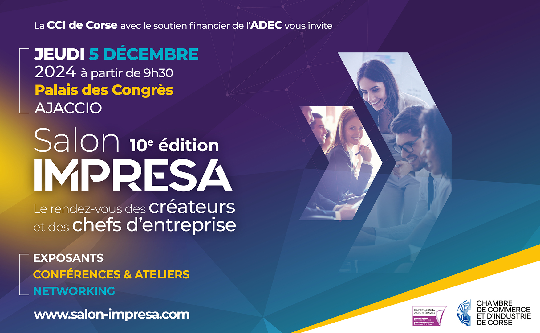 Affiche de la 10e édition du salon Impresa